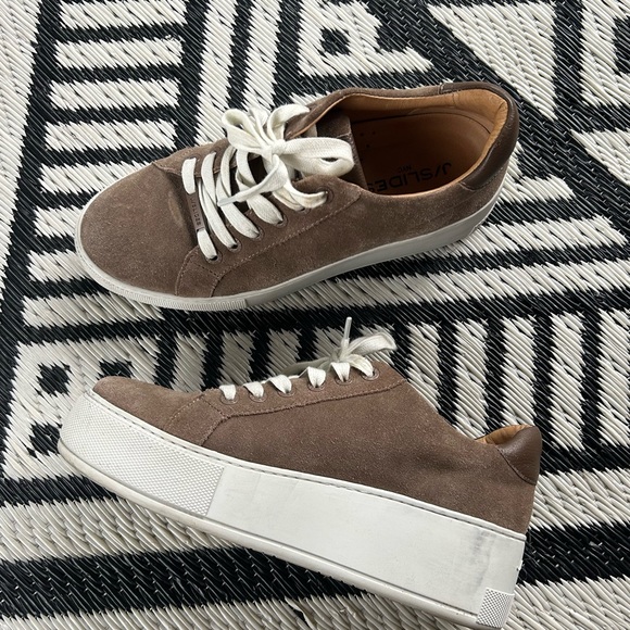 J/Slides Maya Sneaker - Taupe Soho Suede - Picture 3 of 5